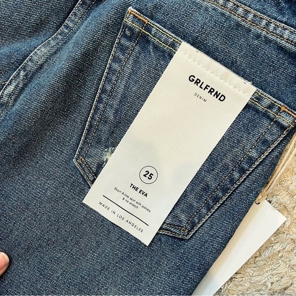 NWT GRLFRND Eva A-Frame Gusset Skirt in Walk This Way - Picture 10 of 11